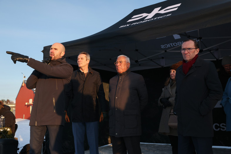 President of the European Council Antonio Costa and Norwegian Foreign Minister Espen Barth Eide