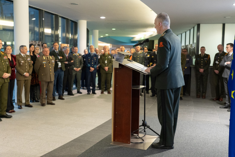 Attendees on the launch of the EUMS 25 Anniversary Photo Exhibition