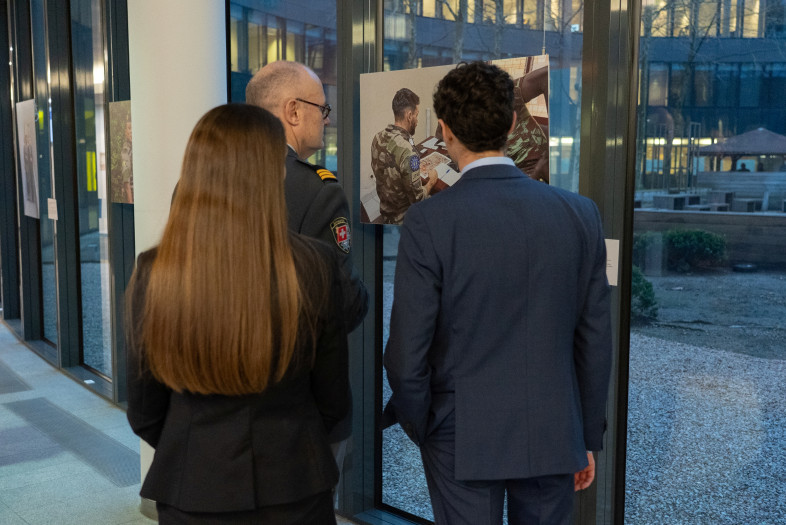 Attendees on the launch of the EUMS 25 Anniversary Photo Exhibition