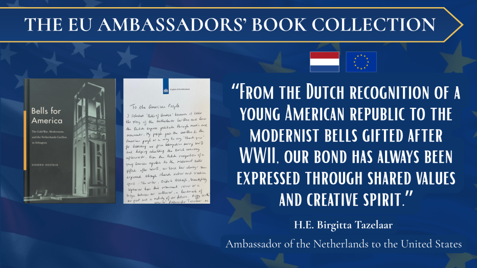 Book cover and letter from Dutch Ambassador to US