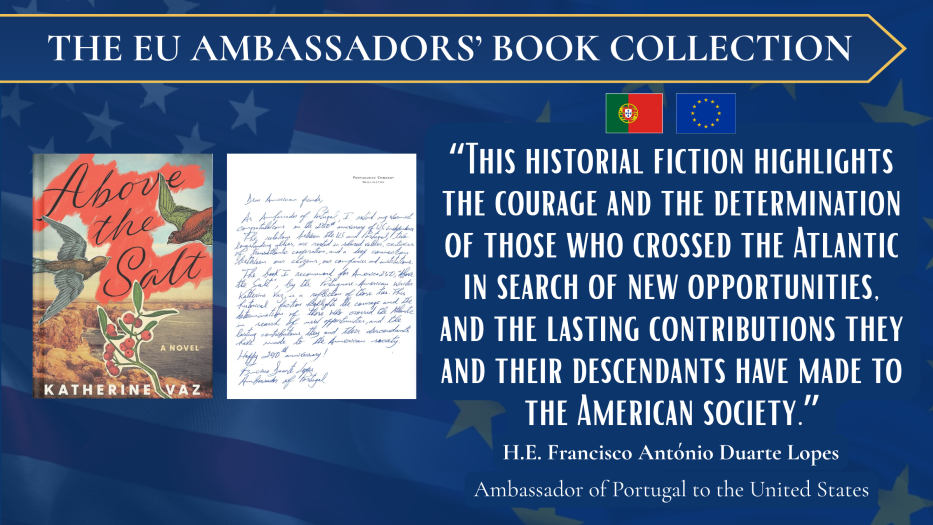 Book cover and letter from Portuguese Ambassador to US