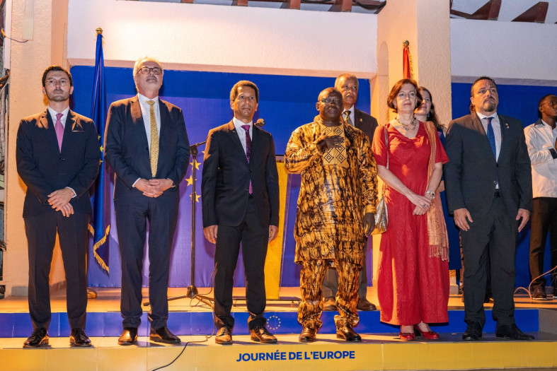Photo officielle réception de la Journée de l'Europe