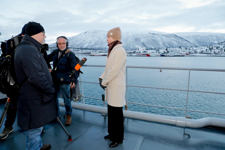 Kaja Kallas intervjues