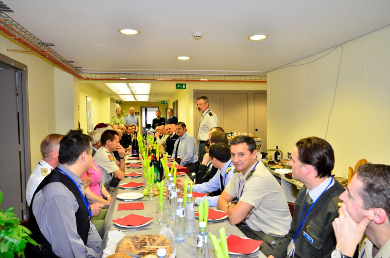 Christmas Dinner in the EUMS Operations Directorate, December 2014
