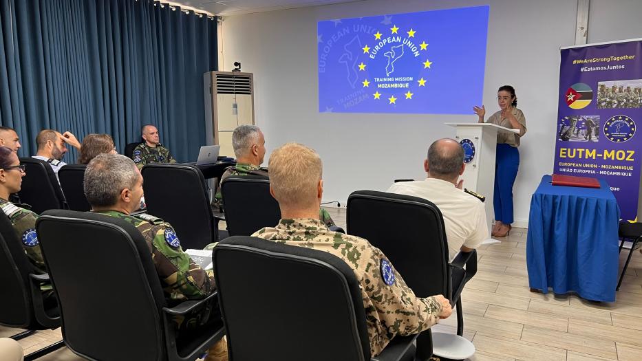 EUTM MOZ hosts the Portuguese Defense Policy Deputy Director