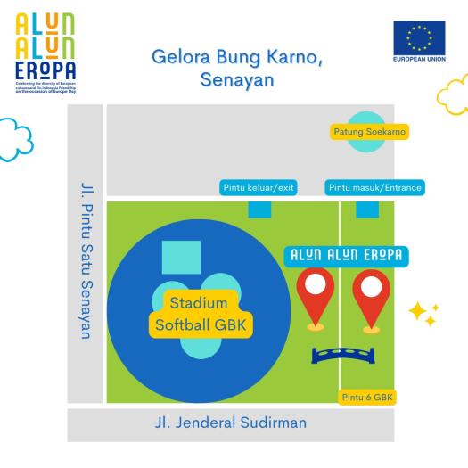 Alun Alun Eropa Location 