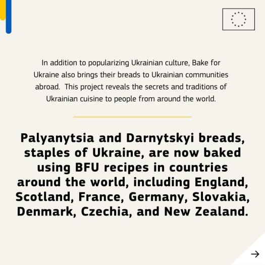Bake for Ukraine is now using bread recipes from several EU countries