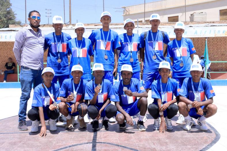 Third place winners representing France