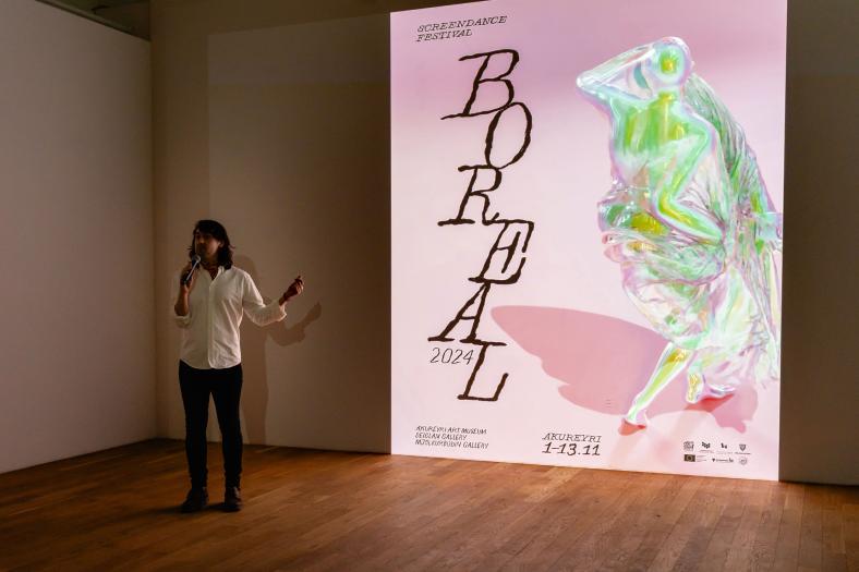 Boreal Festival Organisers giving a speech