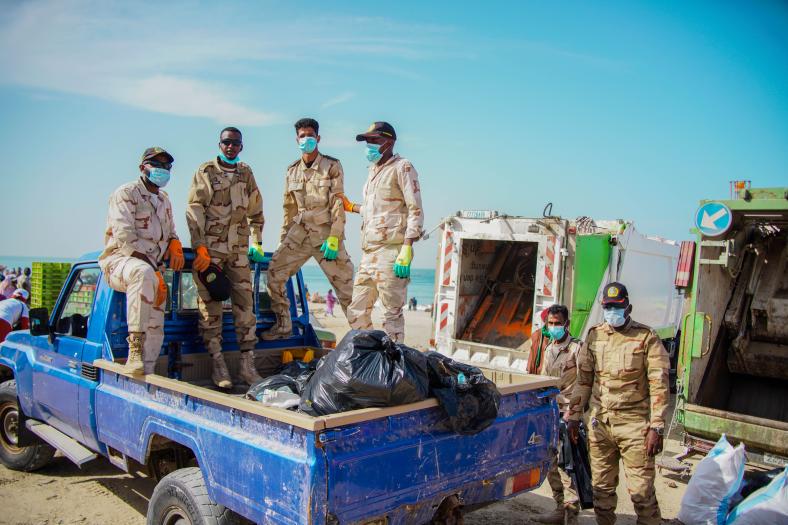 EU Beach Clean-up Mauritanie 2024 - Garde-Cotes
