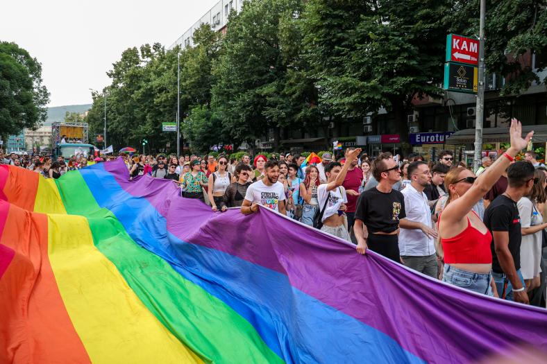 Skopje Pride parade 2024