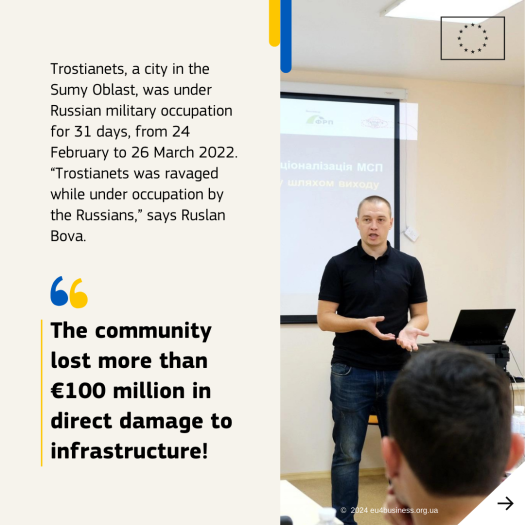 The community lost more than €100 million in direct damage to infrastructure!