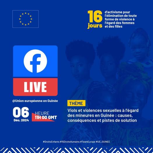 Affiche de l'émission Facebook-Live