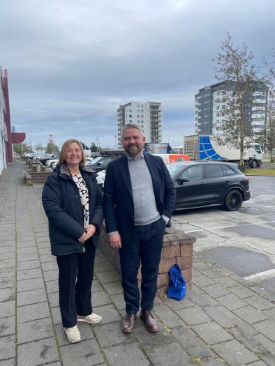 Ambassador Ganslandt and Mr Valgarður Lyngdal Jónsson