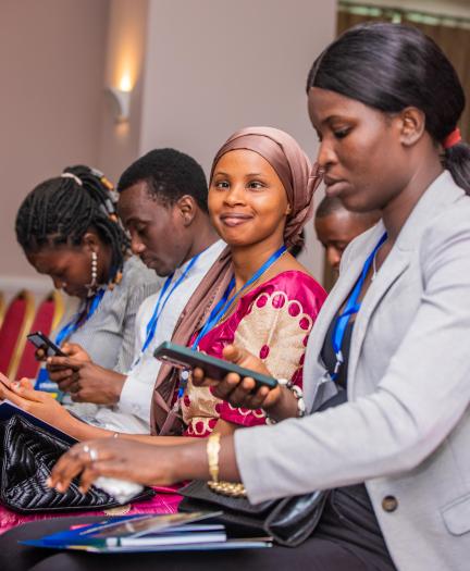 Participants au forum sur l'environnement en Guinée