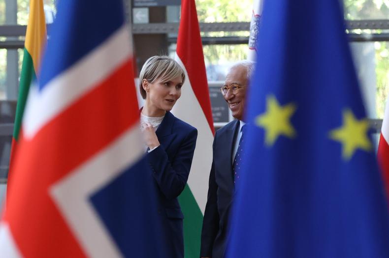 Kristrún Frostadóttir and Antonio Costa