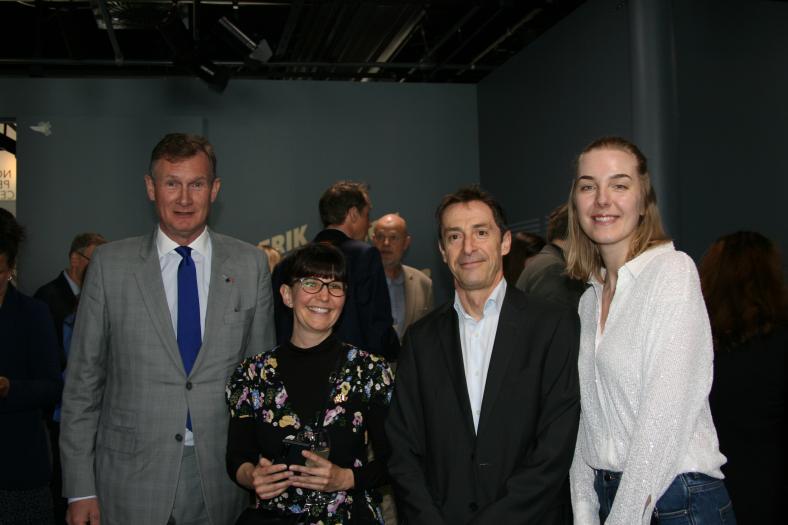 Ambassador de La Grandville with guests