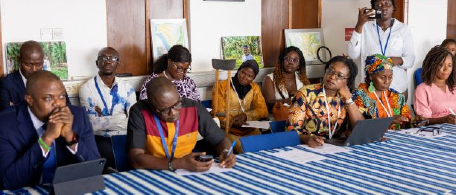 Attendees at the event 