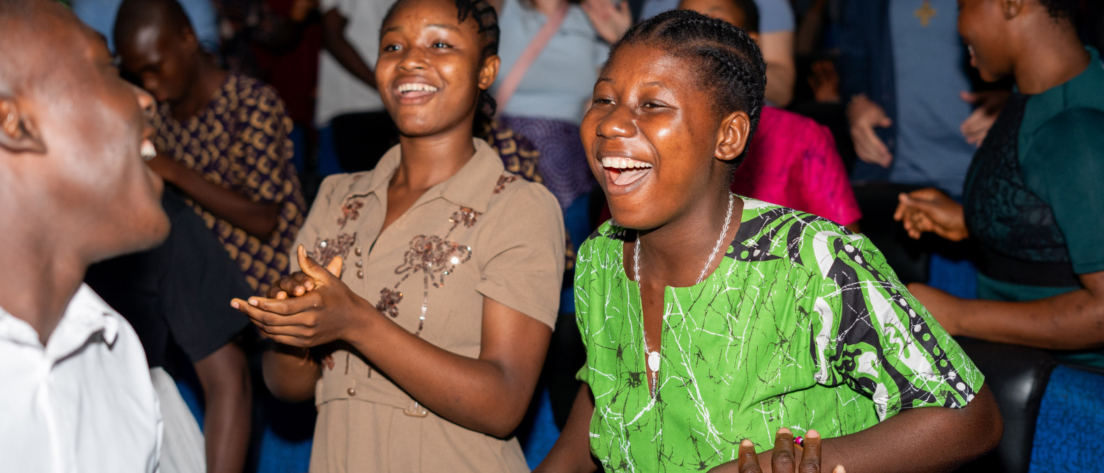 Attendees at the concert
