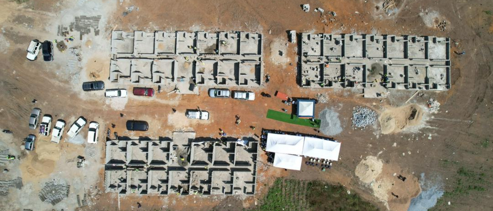 Construction work in progress 