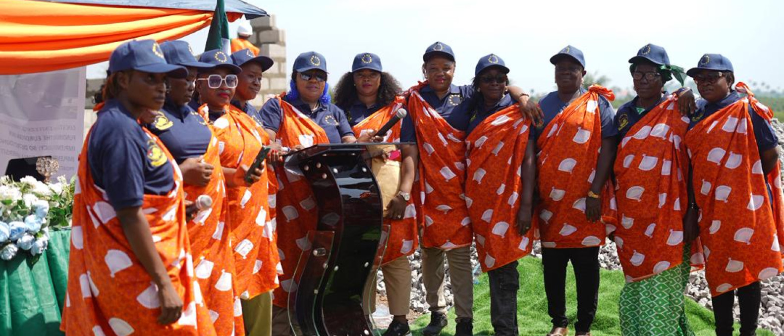 Female staff of the Bo District Council 