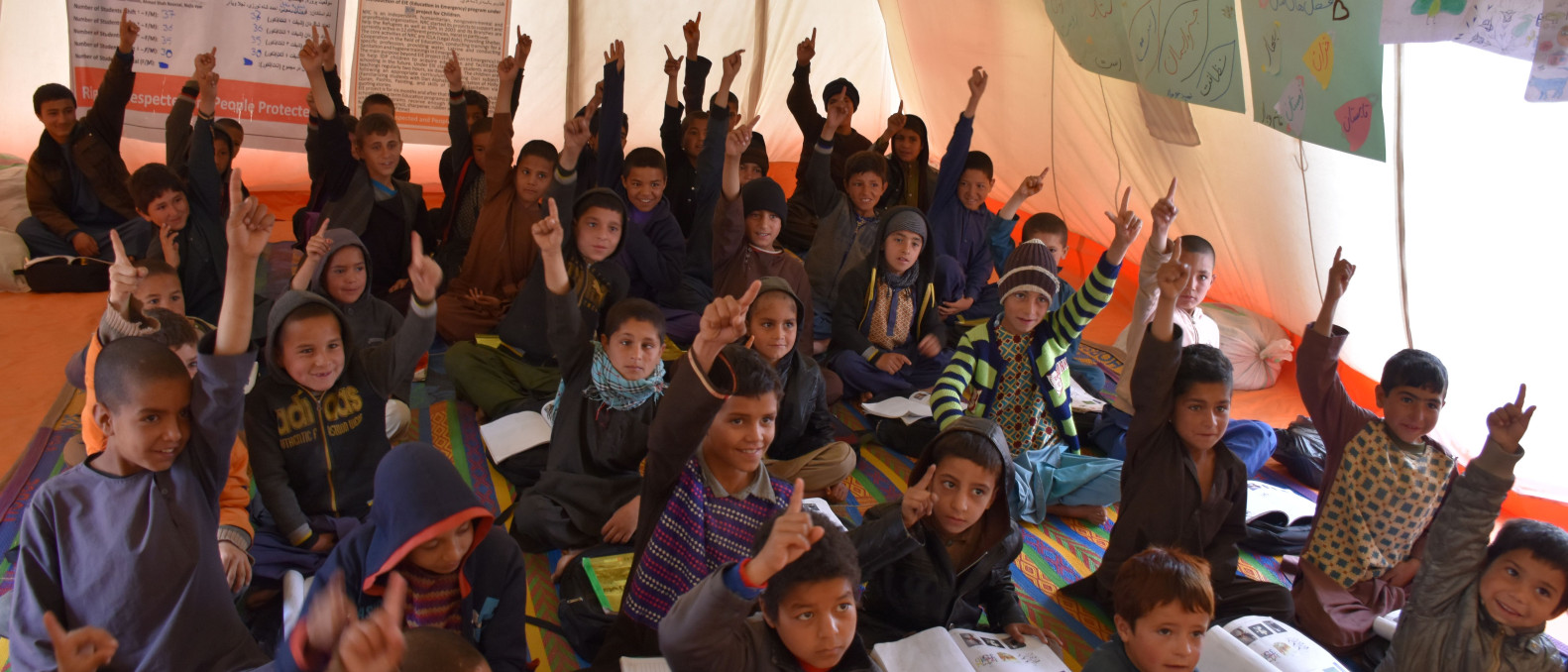 EU support for Afghan people continues - schoolboys