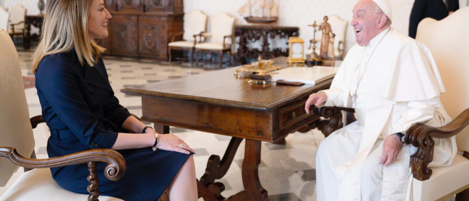 President Metsola meets the Pope