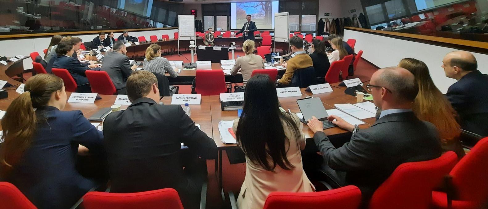 People attending during a conference