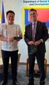 EU Ambassador Santoro meets DSWD Secretary Gatchalian