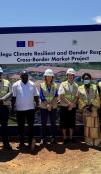 EU Denmark TradeMark Africa break ground for Elegu border marker
