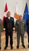 Some people in uniform during a meeting held on 26 June.