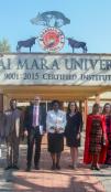Team Europe arrives at the Maasai Mara University