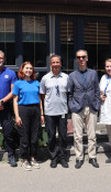 CivOps Commander Stefano Tomato group picture with EUMA personnel. 