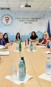 Representatives of the Ministry of Health Commissioner Kyriakides and representatives of EUD sitting