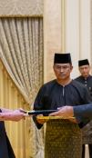 Ambassador Rafael presenting credentials to the King