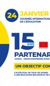 Education 15 ans de partenariat Maroc UE