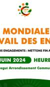 Célébration de la journée mondiale de lutte contre le travail des enfants