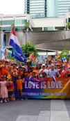 Diplomats in THailand attend pride parade
