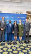 Participants at the press conference on the EU Kenya Business Forum