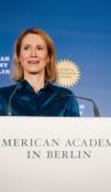 Kaja Kallas on receiving the Henry Kissinger Prize from the American Academy, Berlin