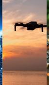 Photo montage of high tech equipment