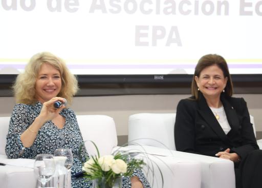 Los embajadores europeos y la VP Raquel Peña conversan sobre las relaciones UE-RD