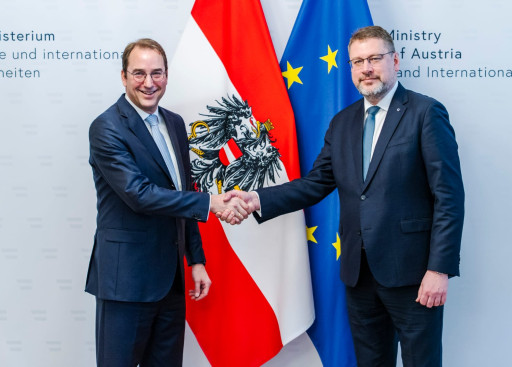 EUSR Eduards Stiprais met with Mr Nikolaus Marschik, Secretary General for Foreign Affairs at the Mi