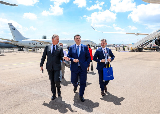 At the Singapore Airshow