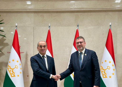 EUSR Eduards Stiprais and H.E. Mr Usmonali Usmonzoda, Deputy Prime Minister of Tajiksitan