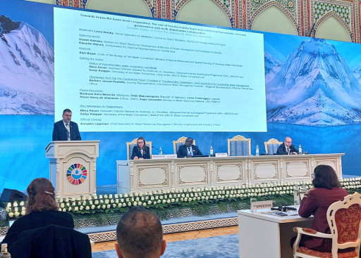 EUSR Eduards Stiprais opened the Thematic Session on “Water for Cooperation”