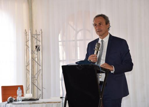 a man giving a speech 