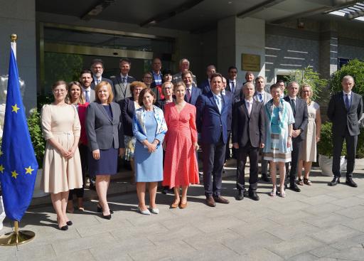 U Ambassador to China Jorge Toledo chaired his first meeting w/ EU Heads of Missions in Beijing - 22/09/2022