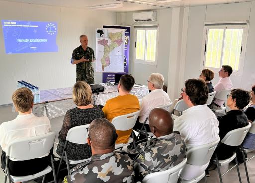 Members of the Finnish Parliament visit  EUTM Mozambique