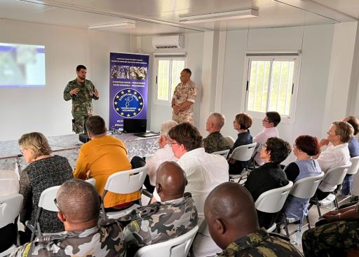 Members of the Finnish Parliament visit  EUTM Mozambique
